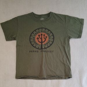 Joshua Tree Parks Project T-Shirt Size Youth Medium Green Graphic Tee